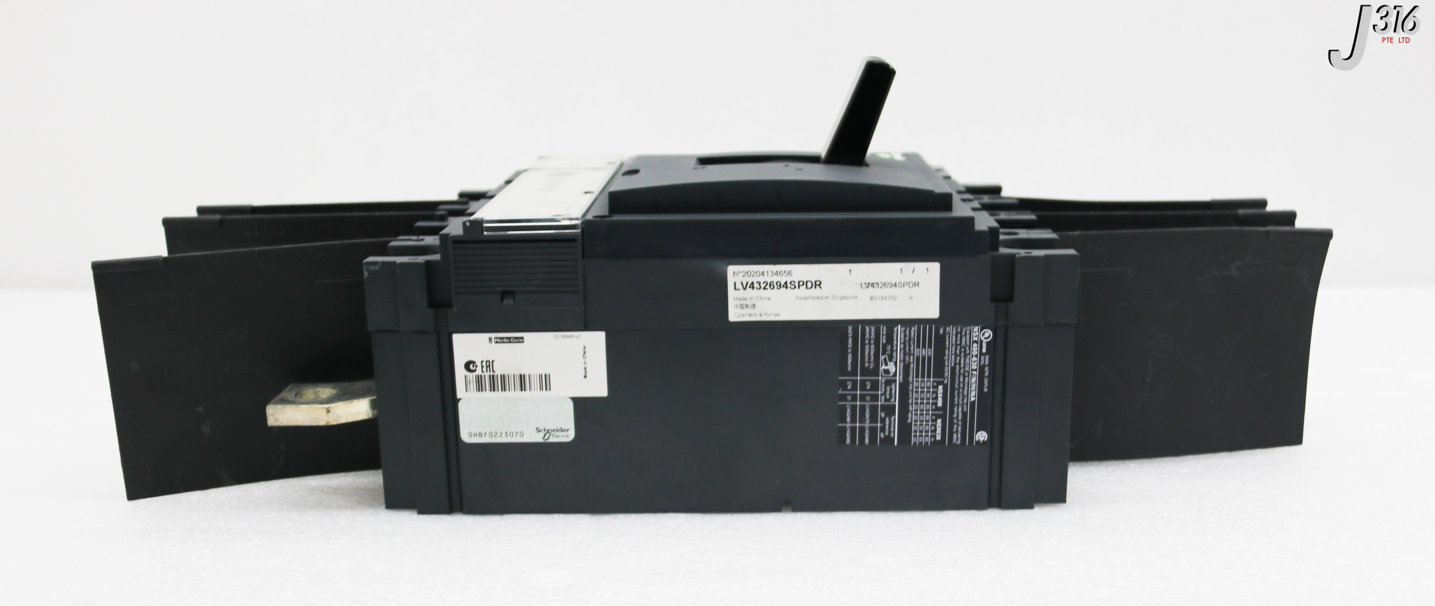o 33868 SCHNEIDER ELE 4-POLE CIRCUIT BREAKER, 160/400A, LV432694SPDR
